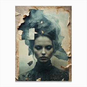 Woman With A Veil Canvas Print