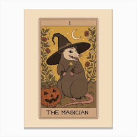 The Magician - Possum Tarot Canvas Print