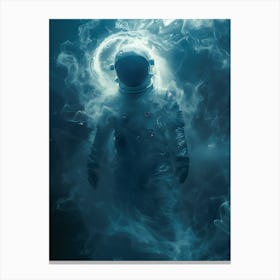 Beautiful Retro Astronaut Canvas Print