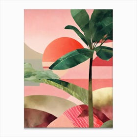 Tropical Landscape-Sunshine Delights Canvas Print