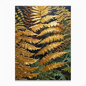 Golden Ferns no1 Toile