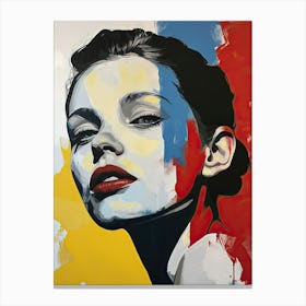 French Girl, Pop Art Canvas Print