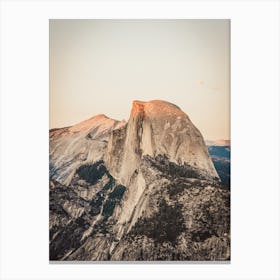 Yosemite Half Dome Sunset Canvas Print