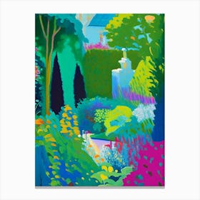 Giverny Gardens, France Abstract Still Life Canvas Print