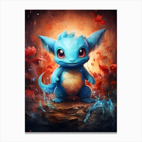 Pokemon Squirtle 9 Canvas Print