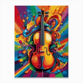 Violin Painting Canvas Print