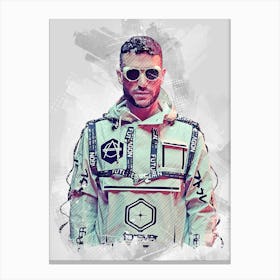 Don Diablo Watercolor Canvas Print