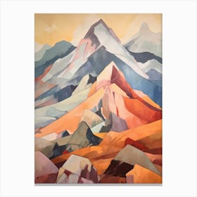 Mount Marcus Baker Usa 1 Mountain Painting Canvas Print