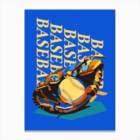 Baseball Kit Canvas Print
