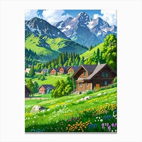 Alpine Village 2 Canvas Print