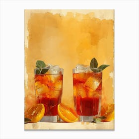 Aperol Spritz Orange 27 Canvas Print