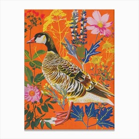 Spring Birds Goose 3 Canvas Print