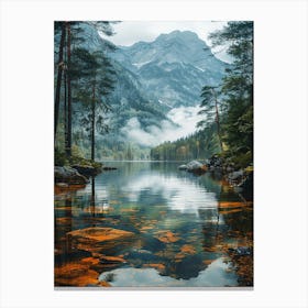 Reflection In A Lake 2 Canvas Print