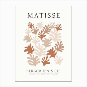 Henri Matisse Neutral Pink Abstracts Print Canvas Print