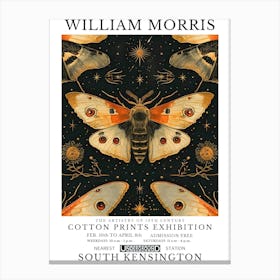 William Morris Exhibition Insects Series 38 Canvas Print