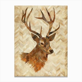 Deer Head 6 Canvas Print