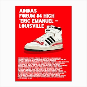 Adidas Forum 34 High High Canvas Print