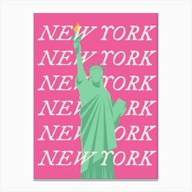 New York Colorful Maximalist Canvas Print