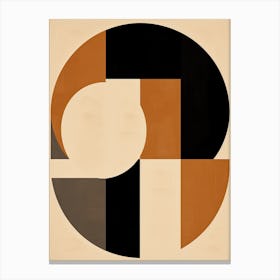 Mid-Century Shapes Canvas Print