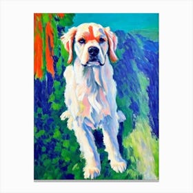 Irish Setter Fauvist Style dog Canvas Print