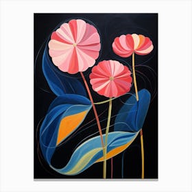 Gerbera Daisy 4 Hilma Af Klint Inspired Flower Illustration Canvas Print