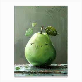 Happy Pear Canvas Print