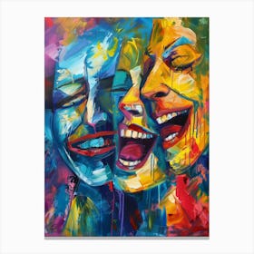 Laughing Faces Canvas Print