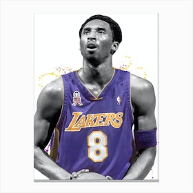 Kobe Bryant La Lakers 4 Canvas Print