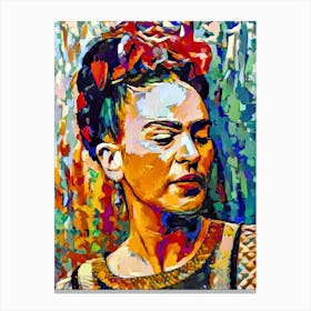 Frida Kahlo Portrait 2 Canvas Print