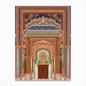 Patrika Gate Jaipur Canvas Print
