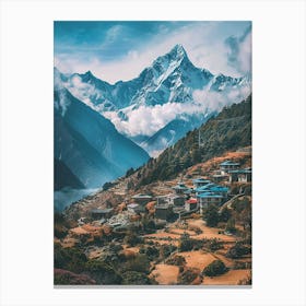 Everest Village Canvas Print