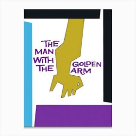 The Man With The Golden Arm (1955) Canvas Print