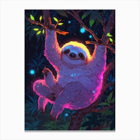 Sloth 24 Canvas Print