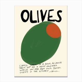 Olives Canvas Print