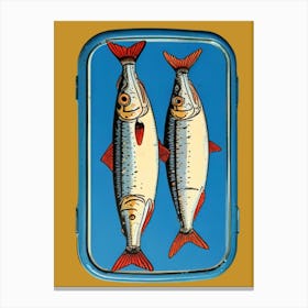 Sardines Canvas Print