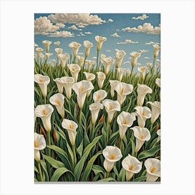 Field Of Calla Lilies Canvas Print