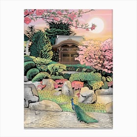 Kew Gardens Japanese Gateway Canvas Print