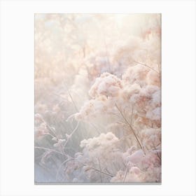 Frosty Botanical Hydrangea 1 Canvas Print
