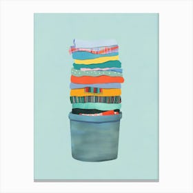 Laundry Basket 10 Canvas Print