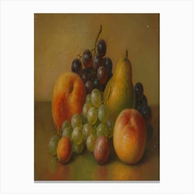 Fruit And Grapes 2 Canvas Print