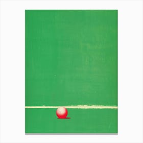 Badminton Court Canvas Print