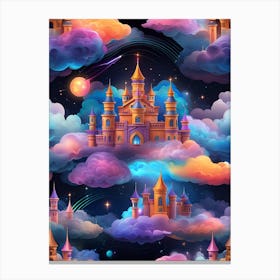 Castle In The Clouds 7 Canvas Print