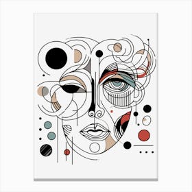 Abstract Line Art Canvas Print