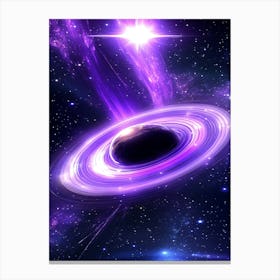 Black Hole In Space 1 Canvas Print