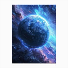 Earth In Space 3 Canvas Print