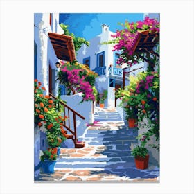 Greece Village 3 Canvas Print