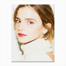 Emma Watson Beauty Canvas Print