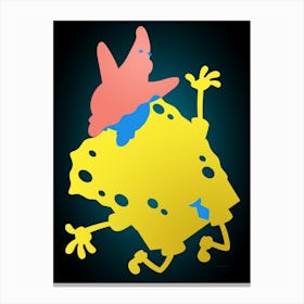 Spongebob Patrick Canvas Print