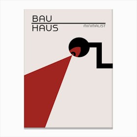 Bauhaus Minimalist Canvas Print