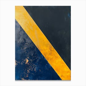 'Blue And Yellow' Canvas Print